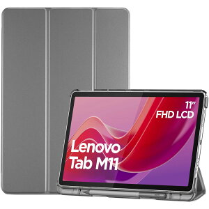 ProCase m{ Tab M11/B11/K11 10.95C` / NEC LAVIE Tab T11 11C` 2024 یP[X O܂ y[ tHI I[gX[v/EFCNɑΉ TPUobN X}[gJo[ Ή@FLenovo Tab M11