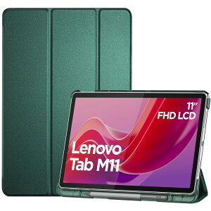 ProCase m{ Tab M11/B11/K11 10.95C` / NEC LAVIE Tab T11 11C` 2024 یP[X O܂ y[ tHI I[gX[v/EFCNɑΉ TPUobN X}[gJo[ Ή@FLenovo Tab M11