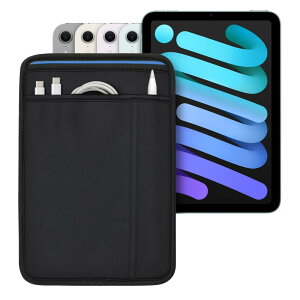 (|Pbgt) iPad mini V[Yp JustFit X[uP[X (ubN/u[) Apple Pencil [dP[u[o2̃|Pbgt p݌vWXgtBbg iPad mini2/3/4/5/6/7(A17 Pro)2024 