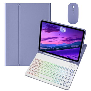 �}�E�X�t�� Redmi Pad 2 11�C���`�p �L�[�{�[�h�P�[�X �J���t�� �o�b�N���C�g�t�� Redmi Pad SE 11�C���`�p �L�[�{�[�h �ی�J�o�[ ���F�o�b�N���C�g �}�O�l�b�g������ �y���z���_�[�t��,���D