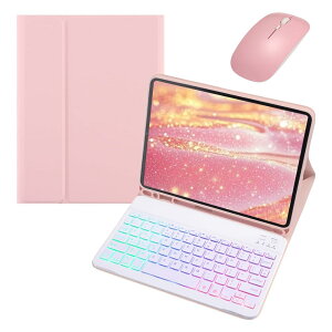 �}�E�X�t�� Redmi Pad SE 8.7�C���`�p �L�[�{�[�h�P�[�X �J���t�� �o�b�N���C�g�t�� Redmi Pad SE 8.7�Ή� �L�[�{�[�h �ی�J�o�[ ���F�o�b�N���C�g �}�O�l�b�g������ �y���z���_�[�t��,�s���N