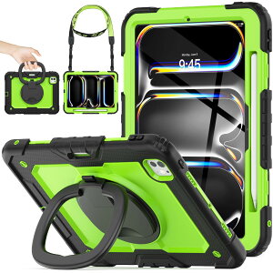 SEYMAC stock 2025N/2024N iPad Pro 11C`(M5/M4)OnhϏՌP[X یtBtOʃJo[ y[ 360°]OnhX^h V_[Xgbv iPad Pro 11 5p