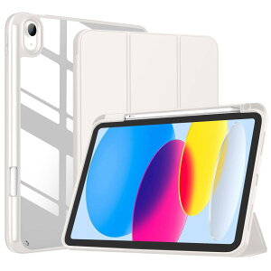 iPad 11����/10���� �P�[�X �iA16�j11�C���` 2025/10.9�C���` 2022�ʗp A2696 A2757 A2777 �y�����[ �ϏՌ� �O�܂� �V���R�� �X�}�[�g�J�o�[ (���C�g�O���[, iPad 11/10���� 10.9)