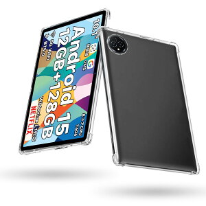 For BMAX I10 Plus �P�[�X (2024�ŐV) 10�C���` �ی�P�[�X TPU �V���R�� �y�� ���^ �C�菝�h�~ �w��h�~ �ϏՌ� BMAX I10 Plus �P�[�X �J�o�[ (�N���A)