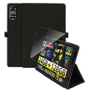 For SVITOO P12 �P�[�X �t�B���� �Z�b�g �X�^���h �S�ʕی� �p�x���� �L�Y�h�~ �y�� �^�u���b�g �㎿PU���U�[ �^�u���b�g�p�A�N�Z�T���[ Sediven �ی�P�[�X �K���X�t�B���� �i�u���b�N�j