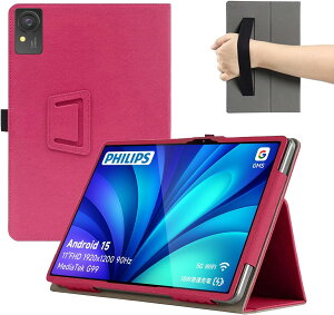 For PHILIPS T8015 �^�u���b�g �P�[�X �J�o�[ �yBAOLINTX�z�X�^���h�@�\ �p�x���� ����PU ���U�[ �C�菝�h�~ ���C�z�� �S�ʕی�^ PHILIPS T8015 �ی�P�[�X (���b�h)