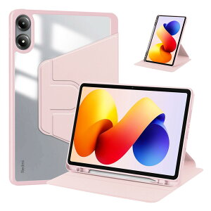 For Redmi Pad 2 Pro �P�[�X 12.1�C���` ��]���X�^���h �}�O�l�b�g�� SpinoArmor �ی�J�o�[ �玿�� ��G��ǂ� �S�ʕی� �����X���[�v�@�\ �����\ �ϏՌ� �C�菝�h�~ ����~�� �y�� ���^ �����ȒP