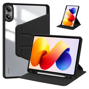 For Redmi Pad 2 Pro �P�[�X 12.1�C���` ��]���X�^���h �}�O�l�b�g�� SpinoArmor �ی�J�o�[ �玿�� ��G��ǂ� �S�ʕی� �����X���[�v�@�\ �����\ �ϏՌ� �C�菝�h�~ ����~�� �y�� ���^ �����ȒP