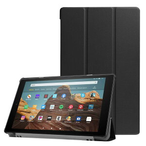 �Ή� Amazon Fire HD 10 2017�N���� ��7���� / Fire HD 10 2019�N���� �p�̃P�[�X �Ή� Amazon Fire HD 10 2017�N���� ��7���� / Fire HD 10 2019�N���� �p�̕ی�J�o�[ �I�[�g�X���[�v�@�\ �J�o�[ �X�^���h�@�\�t��