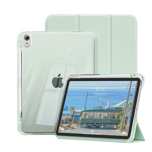 JKSML iPad 11 P[X A16 (11C`A2025f) iPad 10 (10.9C`A2022f)p O\ȓP[X y[ ϏՌ O܂ PU U[ ^y ǂG (O[)