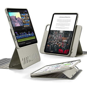 ESR iPad Pro 11�C���` �P�[�X (2022/2021/2020/2018�A��4/3/2/1����) ��p ��O���\�ȃ}�O�l�b�g�J�o�[�t����]���P�[�X �c����/�������X�^���h 9�i�K�̊p�x���߉\ ���ȕی� Shift�V���[�Y �`�^��