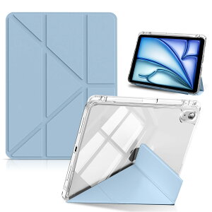 [HinZann] iPad Air 7 P[X (M3 2025) 11C`EiPad Air 6 P[X(M2 2024) 11C`APUU[Ow+TPUwAyʁE360°SʕیEϏՌEhH ̈SnE܂肽݁Epx\X^h@\