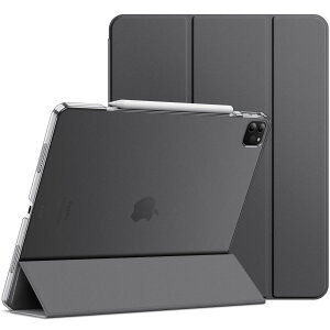 JETech iPadPro12.9�C���` ��6/5����A2022/2021���f����piPad Pro 12.9�ی�P�[�X Pencil���C�����X�[�d�Ή� �I�[�g�X���[�v/�E�F�C�N�A�b�v�@�\�t�� �X�}�[�g�J�o�[ (�X�y�[�X�O���C)