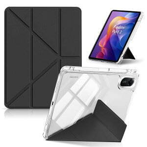 CeiLarv �R���p�`�u�� Xiaomi Redmi Pad 2 11�C���` 2025 �P�[�X TPU + PU���U�[ �ی�P�[�X �܂肽���� ���u���c�u �X�^���h�@�\ ���X���� Y�܂� �y�� �Ռ��ی� �y���V�����[ �I�[�g�X���[�v/�E�F�C �V