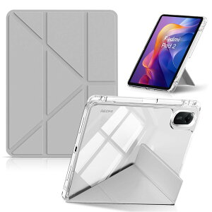 CeiLarv �R���p�`�u�� Xiaomi Redmi Pad 2 11�C���` 2025 �P�[�X TPU + PU���U�[ �ی�P�[�X �܂肽���� ���u���c�u �X�^���h�@�\ ���X���� Y�܂� �y�� �Ռ��ی� �y���V�����[ �I�[�g�X���[�v/�E�F�C �V