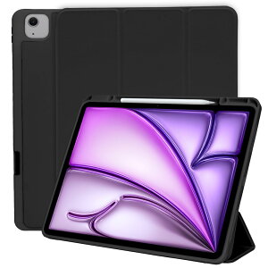 MS factory iPad Air 13C` P[X M3 M2 p Pro 12.9 6/5 Ή Jo[ y[ ϏՌ \tgTPU ACpbh Air13C` 2025 2024 Pro 12.9C` 6 5 Ή ubN  IPDA13m2-S-HDR-BK