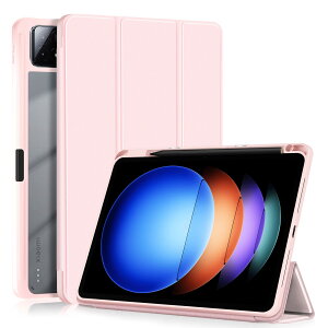 Disonbeir �Ή� Xiaomi Pad 6S Pro 12.4�C���` �P�[�X �w�ʓ��� �N���A �C���X�g ��� �y�����[�\ �V���I�~ Pad 6S pro 12.4 �p �����P�[�X �J�o�[ �O�܂�X�^���h �I�[�g�X���[�v �ϏՌ� �y�� ������,