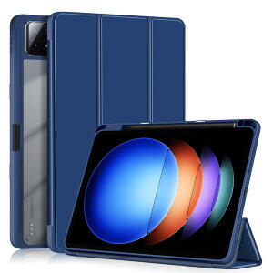 Disonbeir �Ή� Xiaomi Pad 6S Pro 12.4�C���` �P�[�X �w�ʓ��� �N���A �C���X�g ��� �y�����[�\ �V���I�~ Pad 6S pro 12.4 �p �����P�[�X �J�o�[ �O�܂�X�^���h �I�[�g�X���[�v �ϏՌ� �y�� ������,