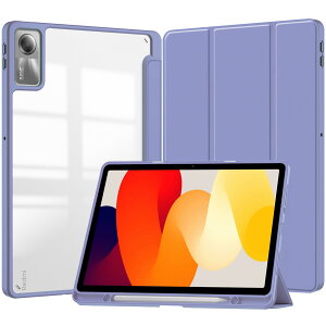 Disonbeir �Ή� Xiaomi Redmi Pad 2 �P�[�X �w�ʓ��� �N���A �C���X�g ��� �v�����g �V���I�~ Redmi Pad2 �p �J�o�[ �N���A�P�[�X �O�܂�X�^���h �I�[�g�X���[�v �ϏՌ� �y�� ������,���D