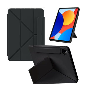 LuFiYa �ی�P�[�X For (�V���I�~) Xiaomi Redmi Pad SE (8.7 �C���`) 2024 ��p �o�b�N�J�o�[ ���X���� Y�� �V���I�~�^�u���b�g�J�o�[ ���@�\�O�p�`�X�^���h ���u���c�u �p�x�����\ Pencil���[ �P�[�X Xi