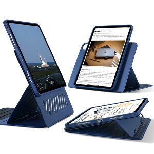 ESR iPad Pro 12.9 �P�[�X (2022/2021�A��6/5����) ��p ��O���\�ȃ}�O�l�b�g�J�o�[�t����]���P�[�X �c����/�������X�^���h 9�i�K�̊p�x���߉\ ���ȕی� Shift�V���[�Y �u���[