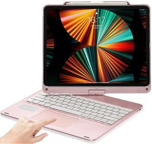 PboyiqiS L[{[h P[X p iPad Air 13C` (M3 2025/M2 2024)/Pro12.9 6/5/4/3, 360x] ^b`pbh yV[ CXbluetoothL[{[h A~ 7FobNCg, [Y