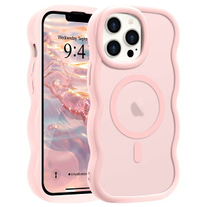 Pepmune iPhone 13 Pro Max �p �P�[�X MagSafe�Ή� �E�F�[�u ������ ����~�� ������� ���� �؍� �ϏՌ� �w��h�~ ���C�����X�[�d �X�}�z�P�[�X �X�g���b�v�z�[���t���i���C�g�s���N�j