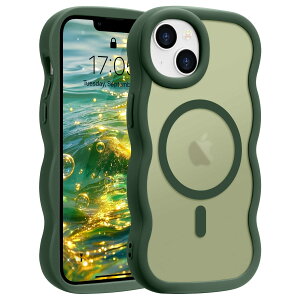 Pepmune iPhone 15 Plus �p �P�[�X iPhone 14 Plus �p �P�[�X MagSafe�Ή� �E�F�[�u ������ ����~�� ������� ���� �؍� �ϏՌ� �w��h�~ ���C�����X�[�d �X�}�z�P�[�X �X�g���b�v�z�[���t���i�_�[�N�O