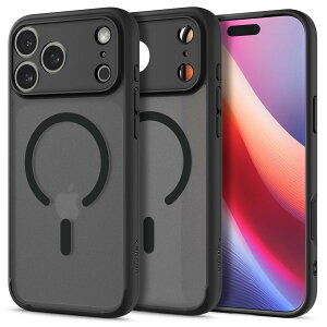 Spigen �y�n��18�N�̋Z�p�́z iPhone 17 Pro Max �P�[�X MagSafe�Ή� ������ �w��h�~ �X�g���b�v�z�[�� �ČRMIL�K�i �E���g���E�n�C�u���b�h�E�}�O�t�B�b�g (�t���X�g�E�u���b�N) ACS10038