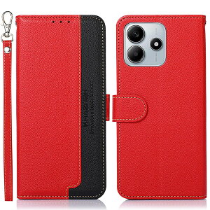 WANWO For Xiaomi POCO M7 Pro 5G �P�[�X �蒠�^ �V���I�~ �|�Rm7�v�� 5g �J�o�[ ���z�^ �X�g���b�v�t�� [RFID�u���b�L���O] ����PU���U�[ �}�O�l�b�g�J�� �J�[�h���[ ���u���X�^���h�@�\ �ϏՌ� �l�C