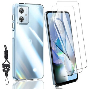 Nutmeg�y2+1���Z�b�g�zMOTO G64 5G �K���X�t�B�����i2���j+ MOTO G64 5G �P�[�X�i1���j�y���{���Ɏq�f�ލ̗p�zMOTO G64 5G/Moto G64y 5G �t�B���� ���g���[�� G64 5G �ی�t�B����+�ی�J�o�[ ���� TPU�f�� �V��