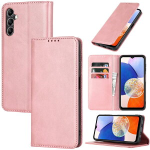 �Ή� Galaxy a14 5g �P�[�X �蒠�^ �X�}�z�P�[�X �T���X�� �M�����N�V�[a14 �J�o�[ �蒠�^ �J�[�h�X���b�g�A�L�b�N�X�^���h ���U�[(���[�Y�S�[���h)