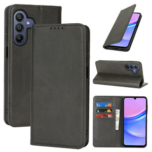 Galaxy A17 5g �P�[�X �蒠�^ �X�}�z�P�[�X �T���X�� �M�����N�V�[a17 �J�o�[ �蒠�^ �J�[�h�X���b�g�A�L�b�N�X�^���h ���U�[(�u���b�N)