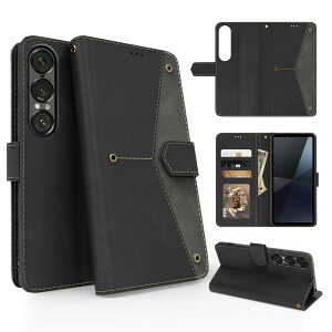 Xperia 1 VII �P�[�X �蒠�^ ���z�^ �S�ʕی� �ϏՌ� �G�N�X�y���A 1 VII �X�}�z�P�[�X �J�[�h���[ �������U�[ ���b�v�z�[���t�� ���u���@�\�t�� �}�O�l�b�g���� SO-51F SOG15 XQ-FS44 �g�уJ�o�[ �w��