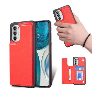 for moto g52j 5G �P�[�X �X�^���h�@�\ �P�[�X IC�J�[�h���[ �J�[�h �w�ʃJ�[�h���[ ���ƉE�̓d�b�P�[�X�𔽓]�A�V���v���ȃ��g���ȃt�@�b�V�����A�h���Ɩh���d�b�z���_�[�A���@�\���z���[�t