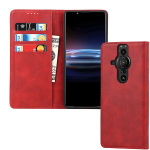 �Ή� Xperia pro-i �P�[�X �蒠�^ �X�}�z�P�[�X �G�N�X�y���Apro-i �J�o�[ �蒠�^ �J�[�h�X���b�g�A�L�b�N�X�^���h ���U�[(���b�h)