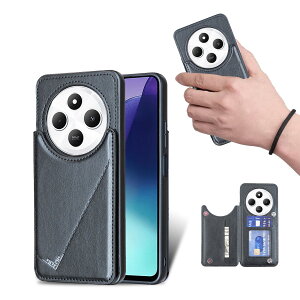 for Xiaomi Redmi 14C �P�[�X �X�^���h�@�\ �P�[�X IC�J�[�h���[ �J�[�h �w�ʃJ�[�h���[ ���ƉE�̓d�b�P�[�X�𔽓]�A�V���v���ȃ��g���ȃt�@�b�V�����A�h���Ɩh���d�b�z���_�[�A���@�\���z���[