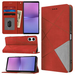 Sony Xperia 10 vi �P�[�X �蒠�^ ���z�^ �ϏՌ� �G�N�X�y���A 10vi �X�}�z�P�[�X �J�[�h���[ ���u���@�\ SO-52E SOG14 XQ-ES44 �g�уJ�o�[ ���u���X�^���h�@�\�t ���b�v�z�[���t�� �}�O�l�b�g���� �C��