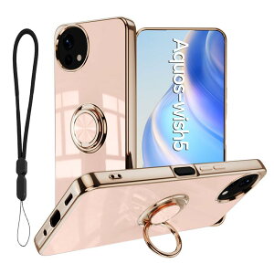 �yKSK�zSharp Aquos wish5�P�[�X �����O�t�� �X�}�z�P�[�X �p �ČRMIL�K�i �ϏՌ� �X�}�z�P�[�X �y�� ���� �C�菝�h�~ �����h�~ �ԍڃz���_�[ 360°��] �P�[�X �J�����ی�AquosWish5 �E�B�b�V��5 case�i