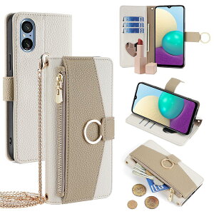 For Xperia 5 V �P�[�X �蒠�^ �V�����_�[ For �G�N�X�y���A5V SO-53D/SOG12 ���z�^ �J�o�[ ���|�� �΂߂��� ���ϋ��t�� ���� ������� �����O�X�g���b�v �W�b�p�[���K���� �J�[�h���[ ���u�� �㎿��