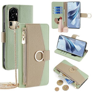 For OPPO Reno 10 Pro 5G �P�[�X �蒠�^ �V�����_�[ For �I�b�|���m 10 �v�� ���z�^ �J�o�[ ���|�� �΂߂��� ���ϋ��t�� ���� ������� �����O�X�g���b�v �W�b�p�[���K���� �J�[�h���[ ���u�� �㎿��