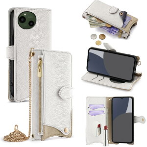 For AQUOS R9 �P�[�X �蒠�^ �V�����_�[ For �A�N�I�XR9 SH-51E �J�o�[ ���z�^ ���|�� ��+�c 2�|���� �΂߂��� ���ϋ��t�� ������� �W�b�p�[���K���� �J�[�h���[ ���u�� �����O�X�g���b�v �ω��� PU