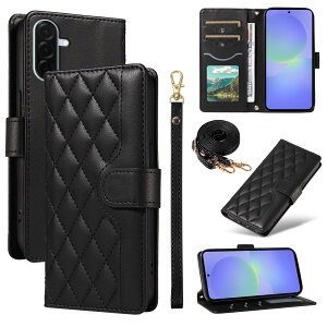 Yuotky for Galaxy A36 5G �P�[�X �蒠�^ �M�����N�V�[a36 �P�[�X �V�����_�[ �Ή� SC-54F �X�}�z�P�[�X ���|�� galaxya36�J�o�[ ���z�^ ����炭���[a36 �J�o�[ �J�[�h���[ ���u���@�\ �ϏՌ� �g�уJ�o�[