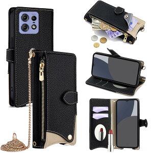 For Motorola Edge 50s Pro �P�[�X �蒠�^ �V�����_�[ For ���g���[�� �G�b�W50s�v�� �J�o�[ ���z�^ ���|�� ��+�c 2�|���� �΂߂��� ���ϋ��t�� ������� �W�b�p�[���K���� �J�[�h���[ ���u�� �����O�X