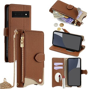 For Google Pixel 6 Pro �P�[�X �蒠�^ �V�����_�[ For �O�[�O�� �s�N�Z��6 �v�� �J�o�[ ���z�^ ���|�� ��+�c 2�|���� �΂߂��� ���ϋ��t�� ������� �W�b�p�[���K���� �J�[�h���[ ���u�� �����O�X�g