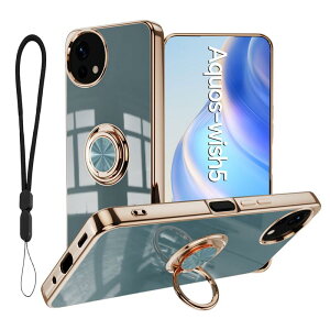 �yKSK�zSharp Aquos wish5�P�[�X �����O�t�� �X�}�z�P�[�X �p �ČRMIL�K�i �ϏՌ� �X�}�z�P�[�X �y�� ���� �C�菝�h�~ �����h�~ �ԍڃz���_�[ 360°��] �P�[�X �J�����ی�AquosWish5 �E�B�b�V��5 case�i