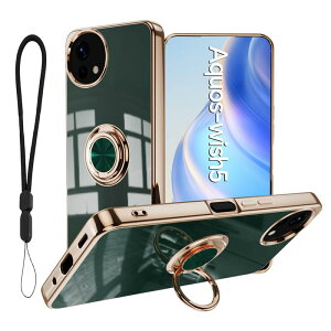 �yKSK�zSharp Aquos wish5�P�[�X �����O�t�� �X�}�z�P�[�X �p �ČRMIL�K�i �ϏՌ� �X�}�z�P�[�X �y�� ���� �C�菝�h�~ �����h�~ �ԍڃz���_�[ 360°��] �P�[�X �J�����ی�AquosWish5 �E�B�b�V��5 case�i