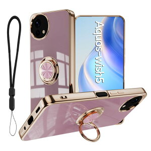 �yKSK�zSharp Aquos wish5�P�[�X �����O�t�� �X�}�z�P�[�X �p �ČRMIL�K�i �ϏՌ� �X�}�z�P�[�X �y�� ���� �C�菝�h�~ �����h�~ �ԍڃz���_�[ 360°��] �P�[�X �J�����ی�AquosWish5 �E�B�b�V��5 case�i