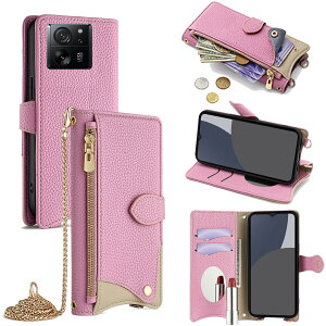 For Xiaomi 13T/13T Pro �P�[�X �蒠�^ �V�����_�[ For �V���I�~ 13T �v�� �J�o�[ ���z�^ ���|�� ��+�c 2�|���� �΂߂��� ���ϋ��t�� ������� �W�b�p�[���K���� �J�[�h���[ ���u�� �����O�X�g���b�v