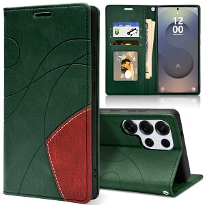 Samsung Galaxy S25 Ultra �P�[�X �蒠�^ SC-52F SCG32 �J�[�h���[ ���z�^ �J�o�[ �M�����N�V�[S25Ultra �ϏՌ� ���^ �y�� �X�}�z�P�[�X �L�b�N�X�^���h�@�\ PU���� TPU�f�� �g�уJ�o�[ �X�g���b�v�z�[���t